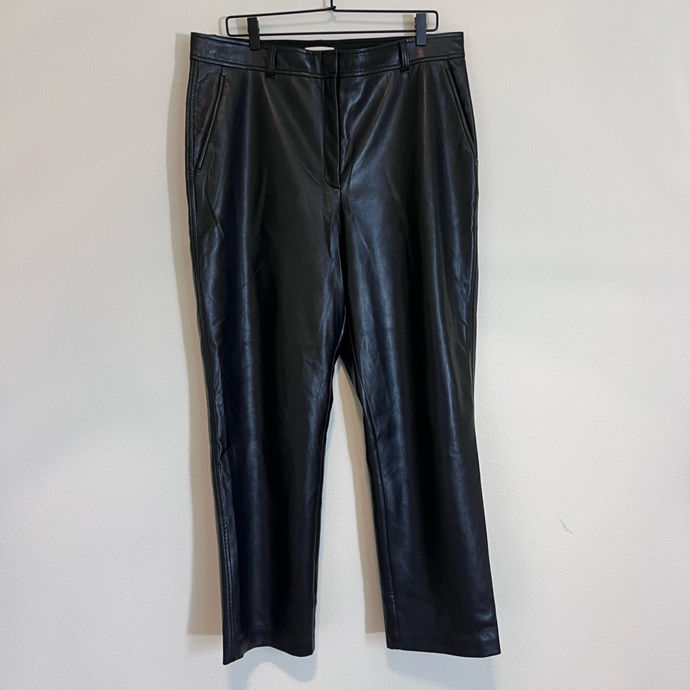 Aritzia Babatron Leather Command Cropped Pant
